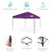 Best Choice Products 8x8ft Easy Setup Pop Up Canopy w/ 1-Button Setup, Wheeled Case, 4 Weight Bags